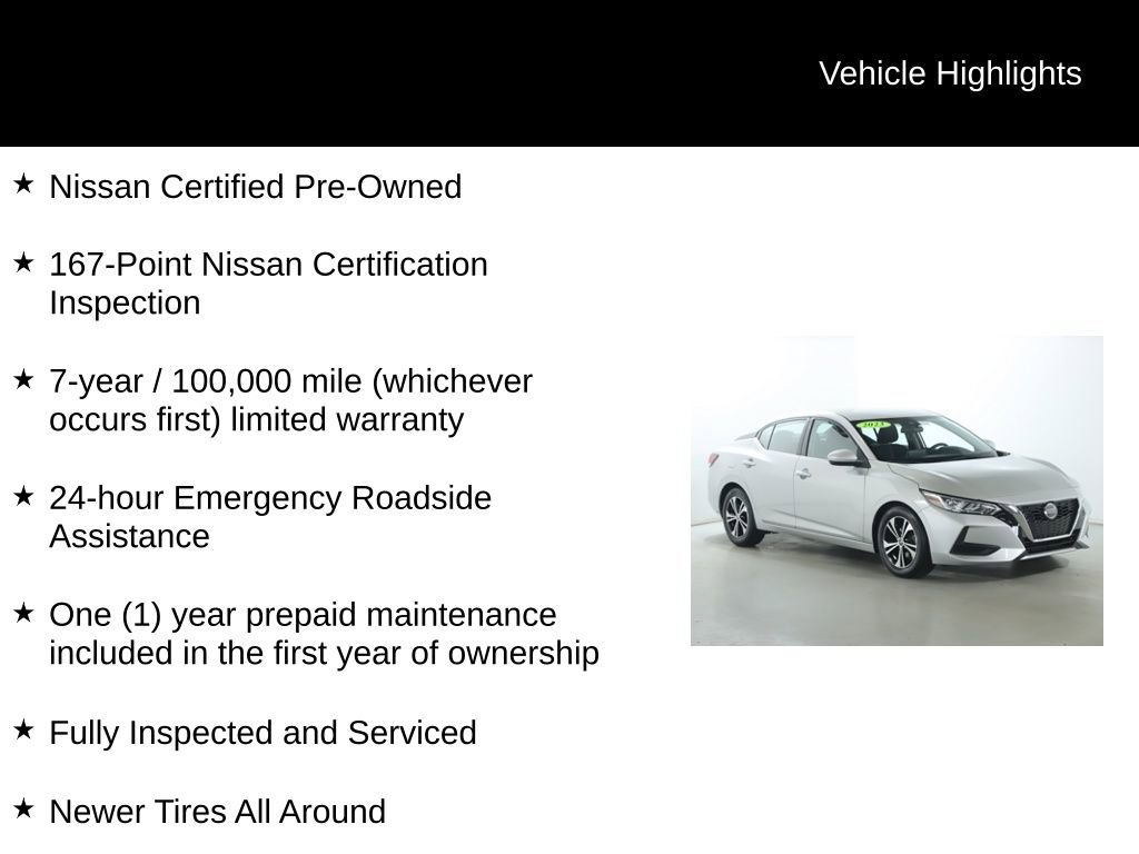 Certified 2023 Nissan Sentra SV FWD image 4