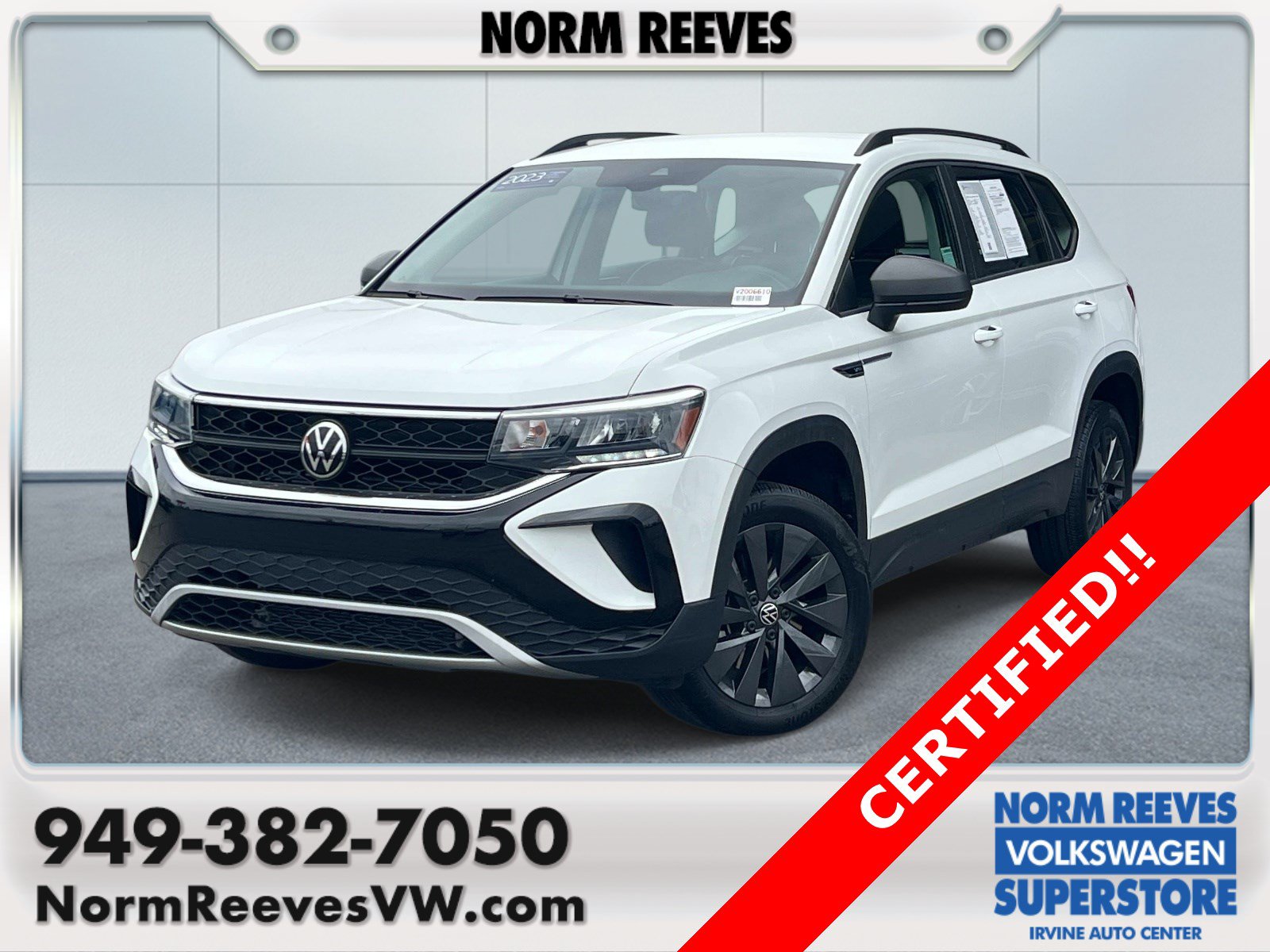 Certified 2023 Volkswagen Taos S