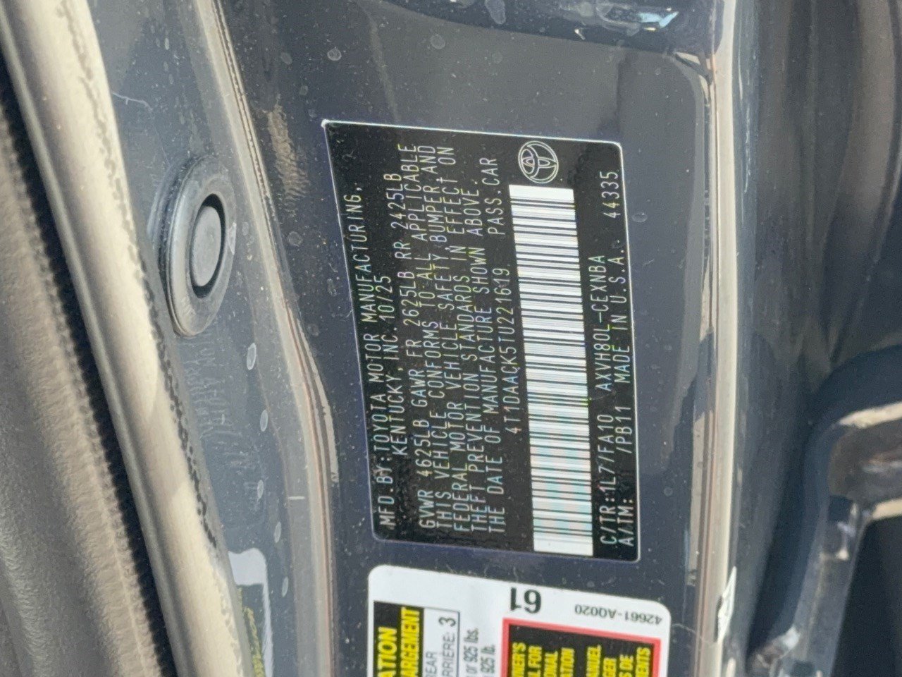 Used 2026 Toyota Camry LE FWD image 32