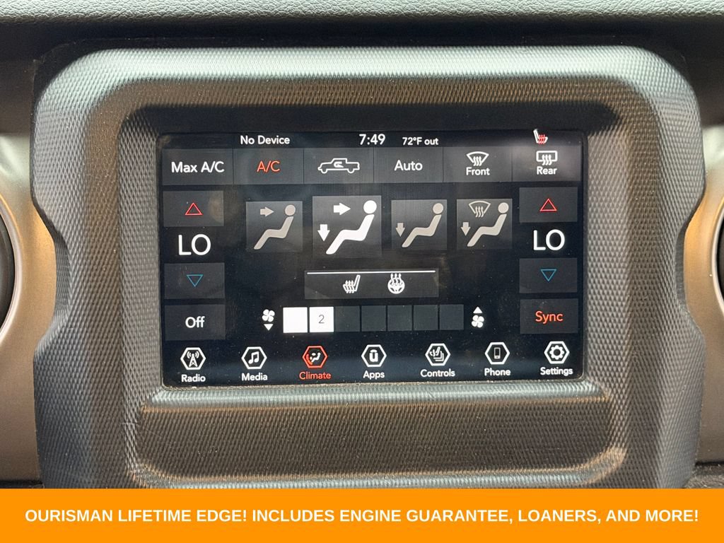 Used 2020 Jeep Gladiator Sport w/ Quick Order Package 24S AWD/4WD image 14