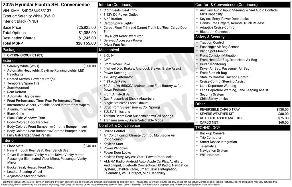 Used 2025 Hyundai Elantra SEL image 7