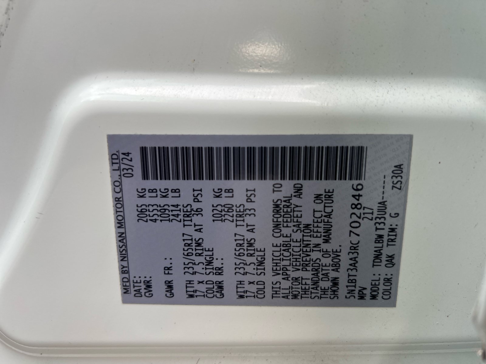 Used 2024 Nissan Rogue S FWD image 19