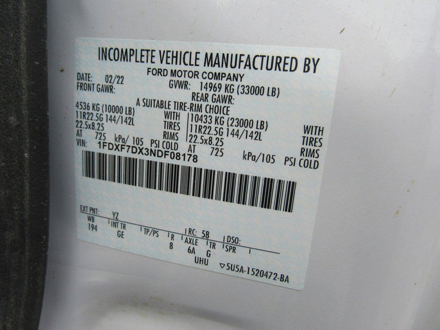 Used 2022 Ford F750 2WD Regular Cab Super Duty image 24