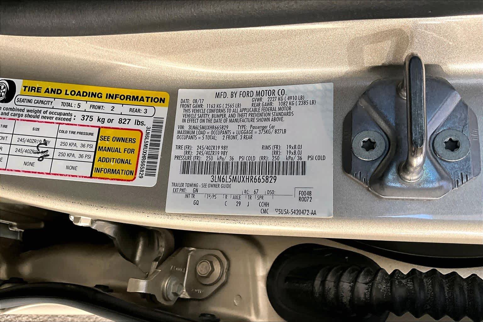 Used 2017 Lincoln MKZ Reserve w/ Technology Package FWD image 34