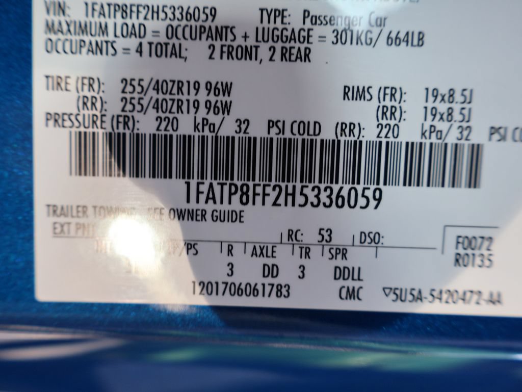 Used 2017 Ford Mustang GT Premium w/ Equipment Group 401A RWD image 46