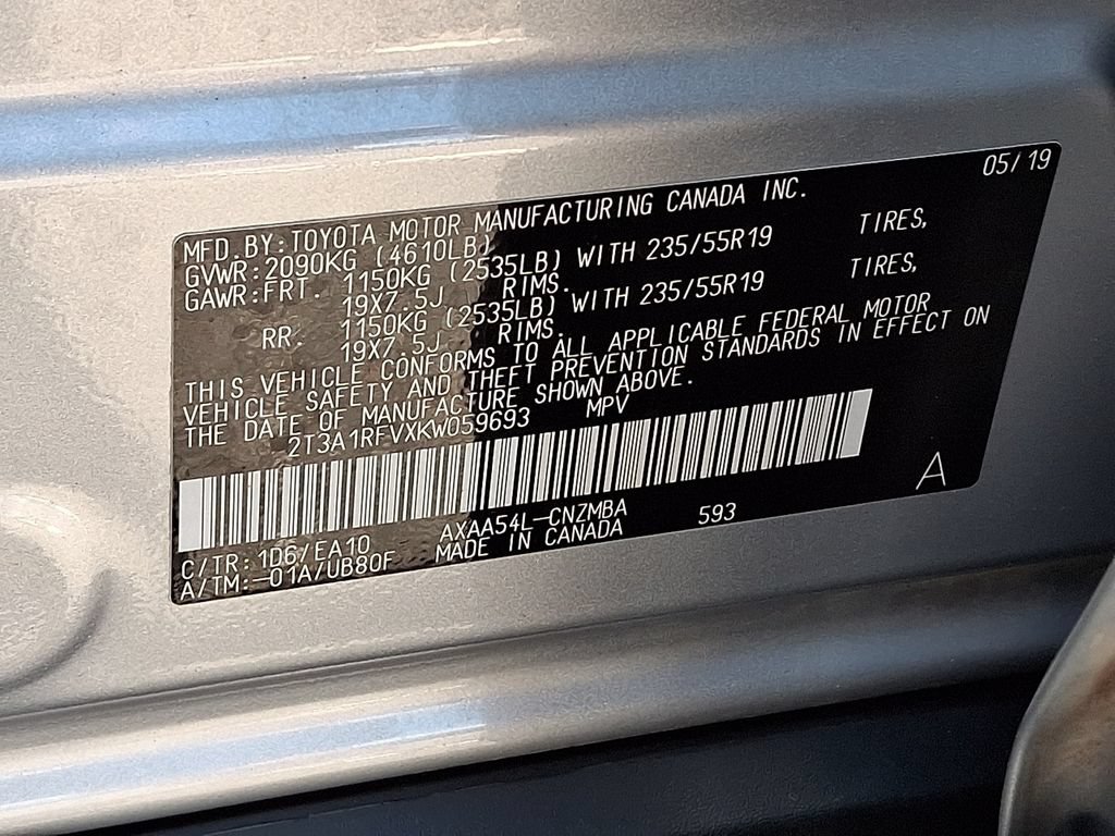 Used 2019 Toyota RAV4 XLE Premium w/ Cold Weather Package AWD/4WD image 27