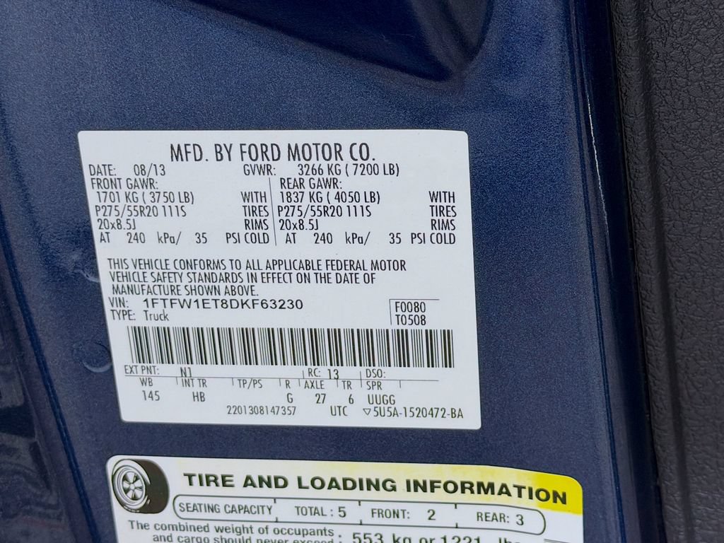 Used 2013 Ford F150 Lariat w/ Luxury Equipment Group AWD/4WD image 29