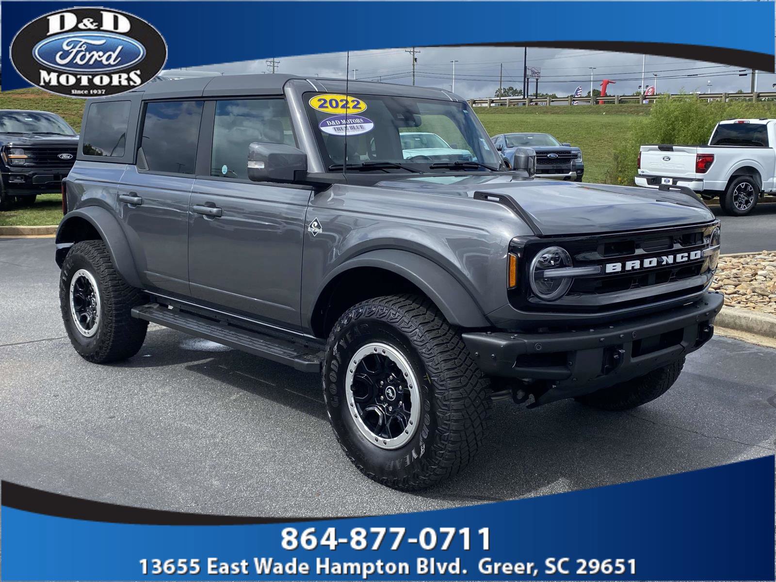 Used 2022 Ford Bronco Outer Banks w/ Sasquatch Package