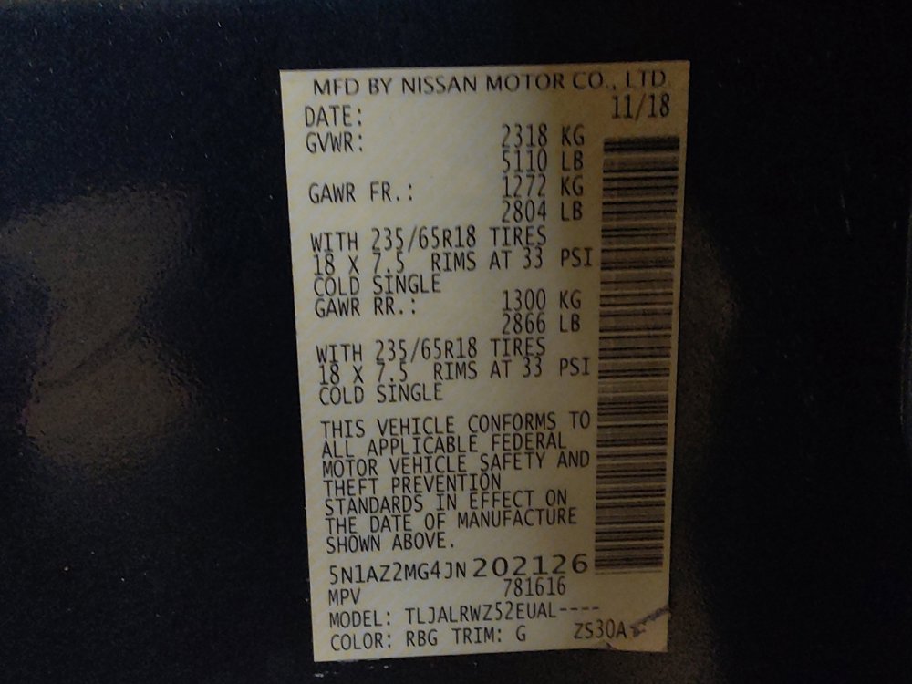 Used 2018 Nissan Murano SL image 33