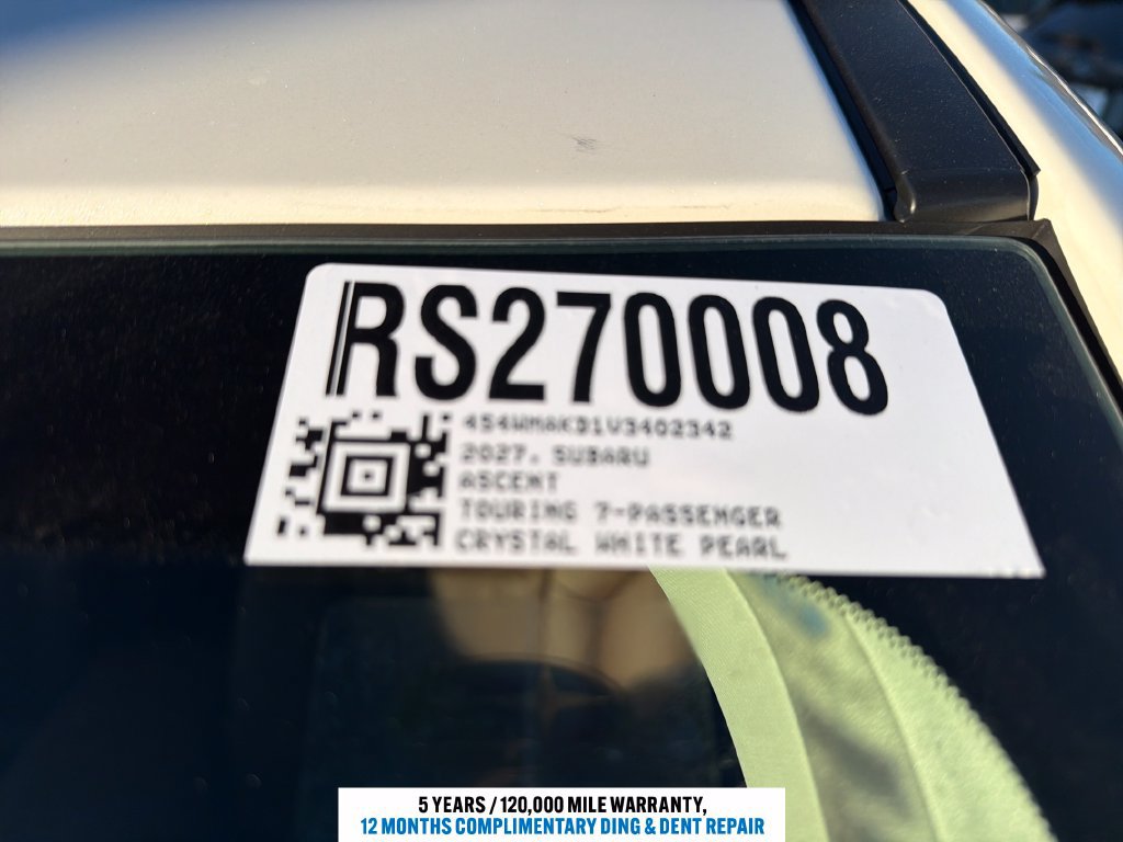 New 2027 Subaru Ascent Touring AWD/4WD image 12