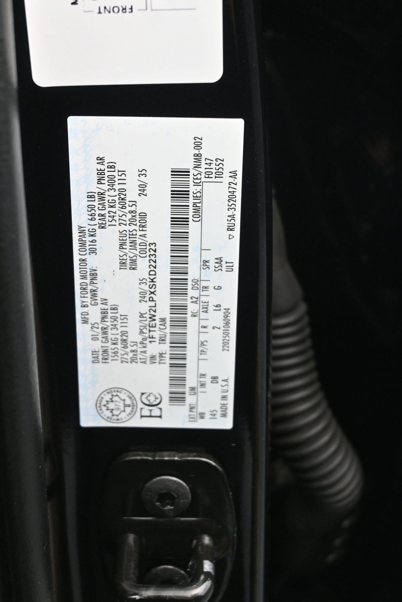 Used 2025 Ford F150 STX w/ STX Black Appearance Package AWD/4WD image 23