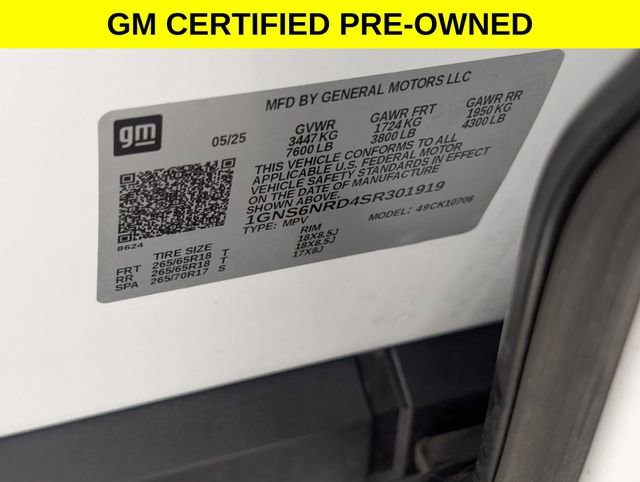 Certified 2025 Chevrolet Tahoe LT image 38