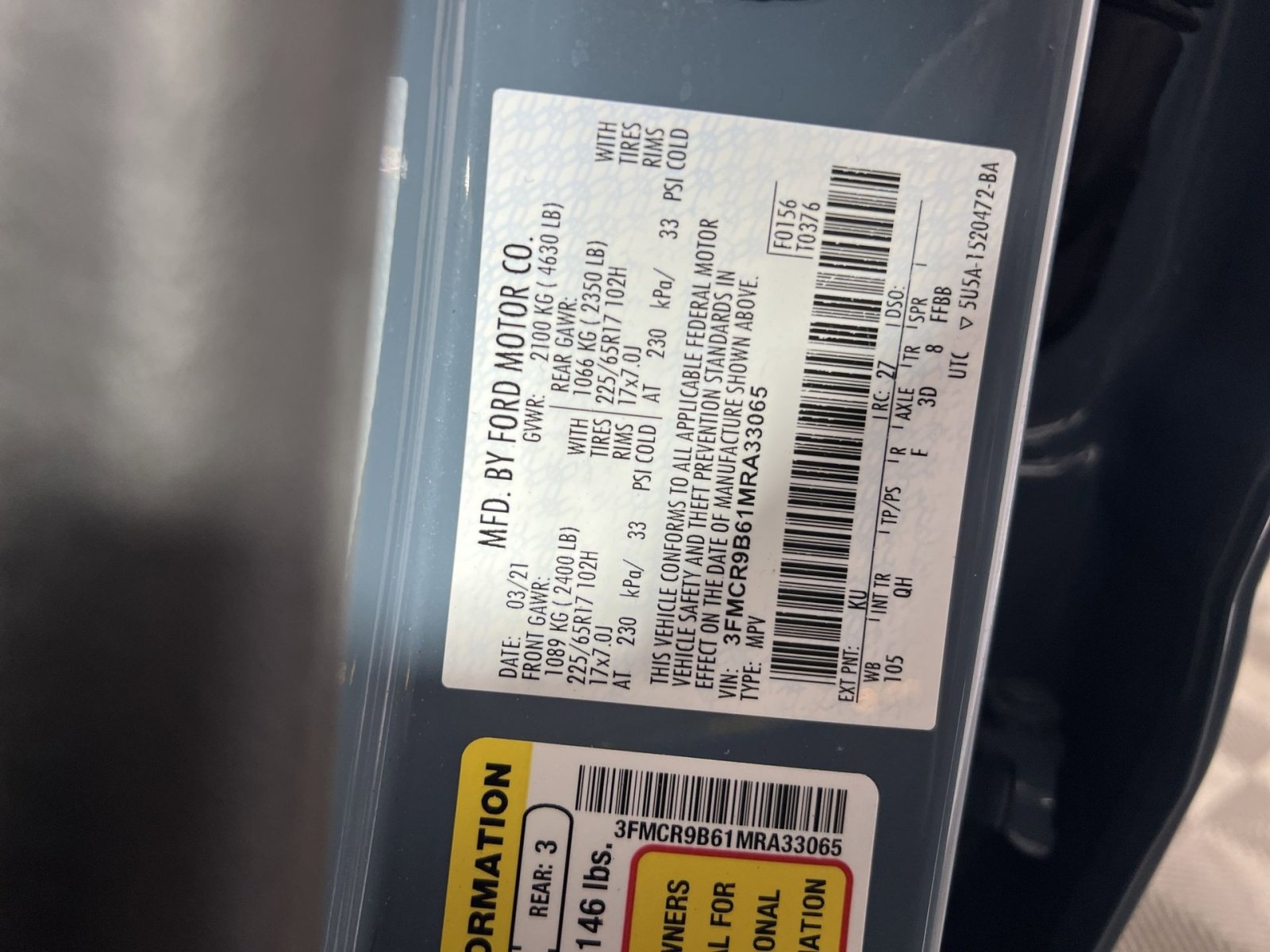 Used 2021 Ford Bronco Sport Big Bend image 30