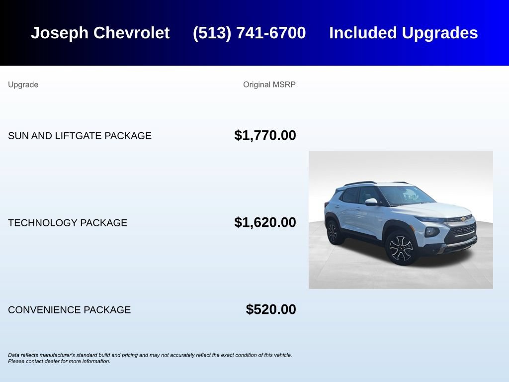 Used 2023 Chevrolet TrailBlazer ACTIV w/ Sun and Liftgate Package AWD/4WD image 5