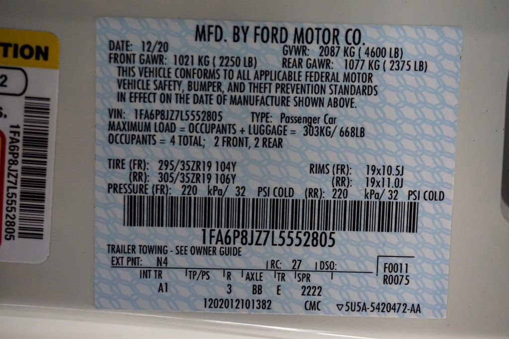 Used 2020 Ford Mustang Shelby GT350 w/ Technology Package image 18