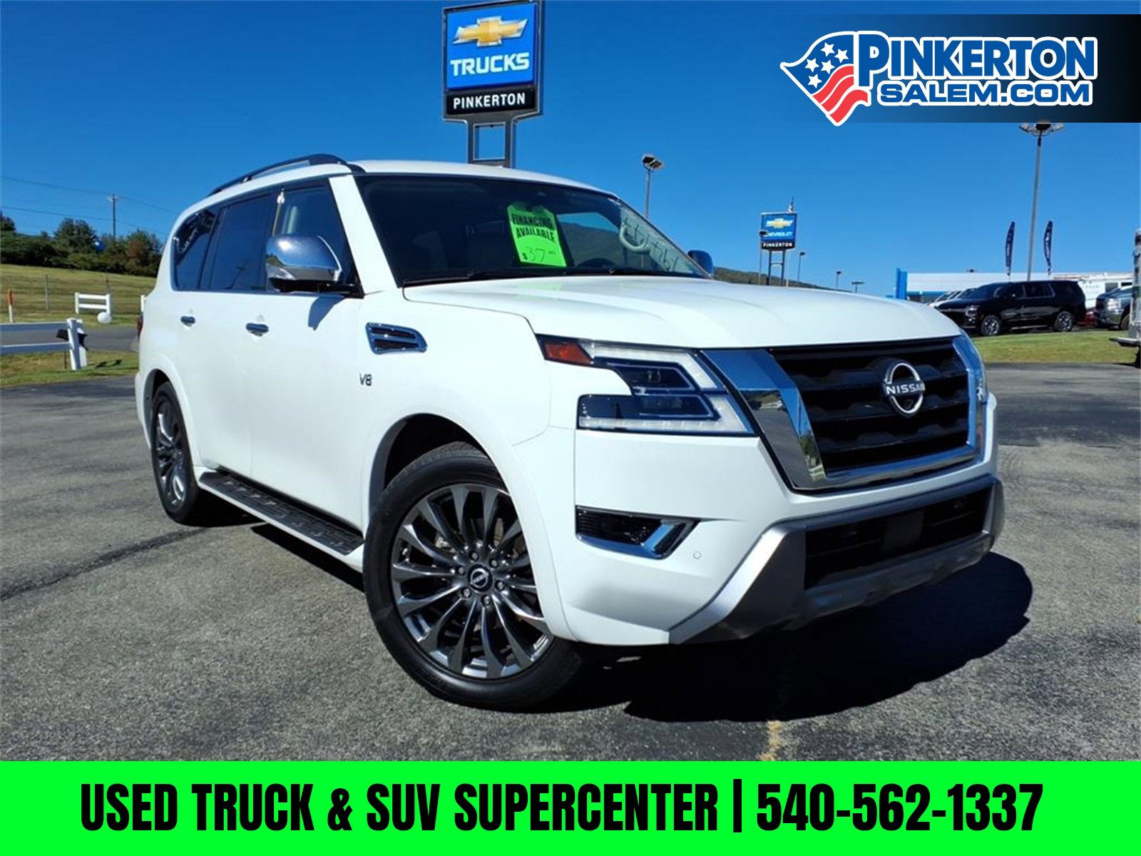 Used 2021 Nissan Armada Platinum w/ Captain's Chairs Package