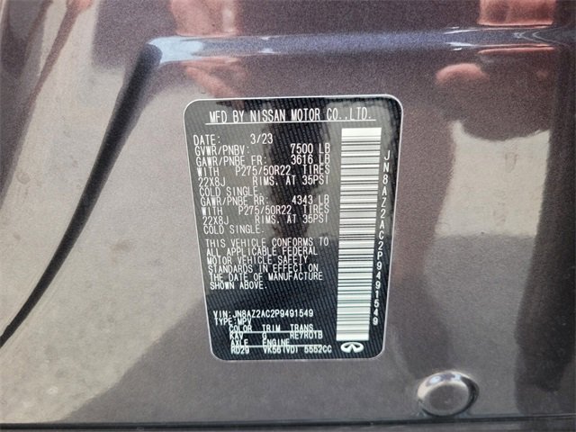 Used 2023 INFINITI QX80 Premium Select w/ Cargo Package image 24