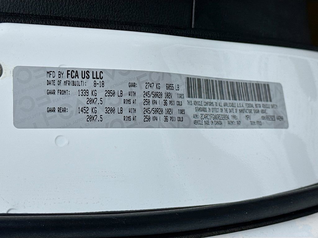 Used 2019 Chrysler Pacifica Touring Plus w/ Advanced Safetytec Group image 41