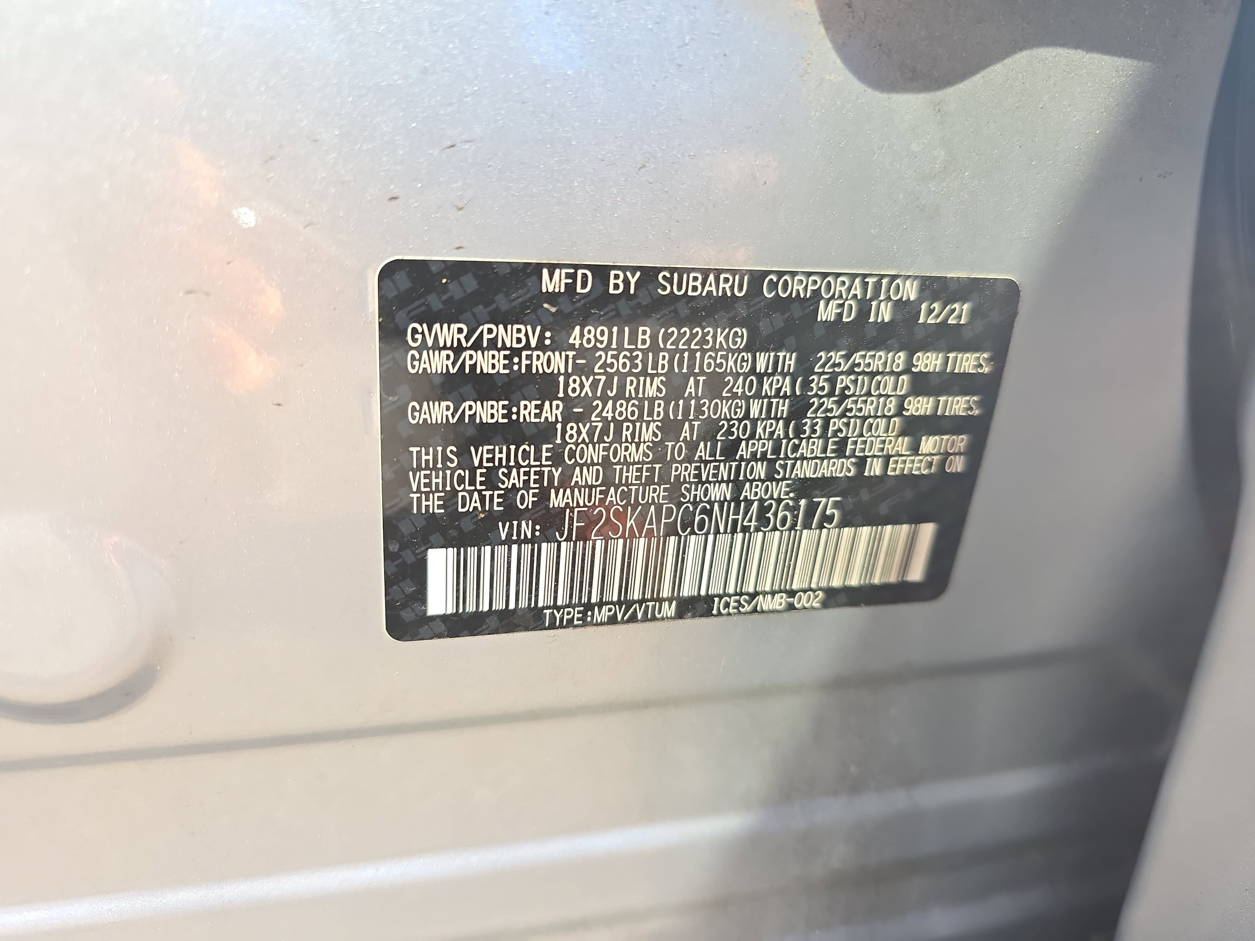 Used 2022 Subaru Forester Limited w/ Popular Package #2 image 34