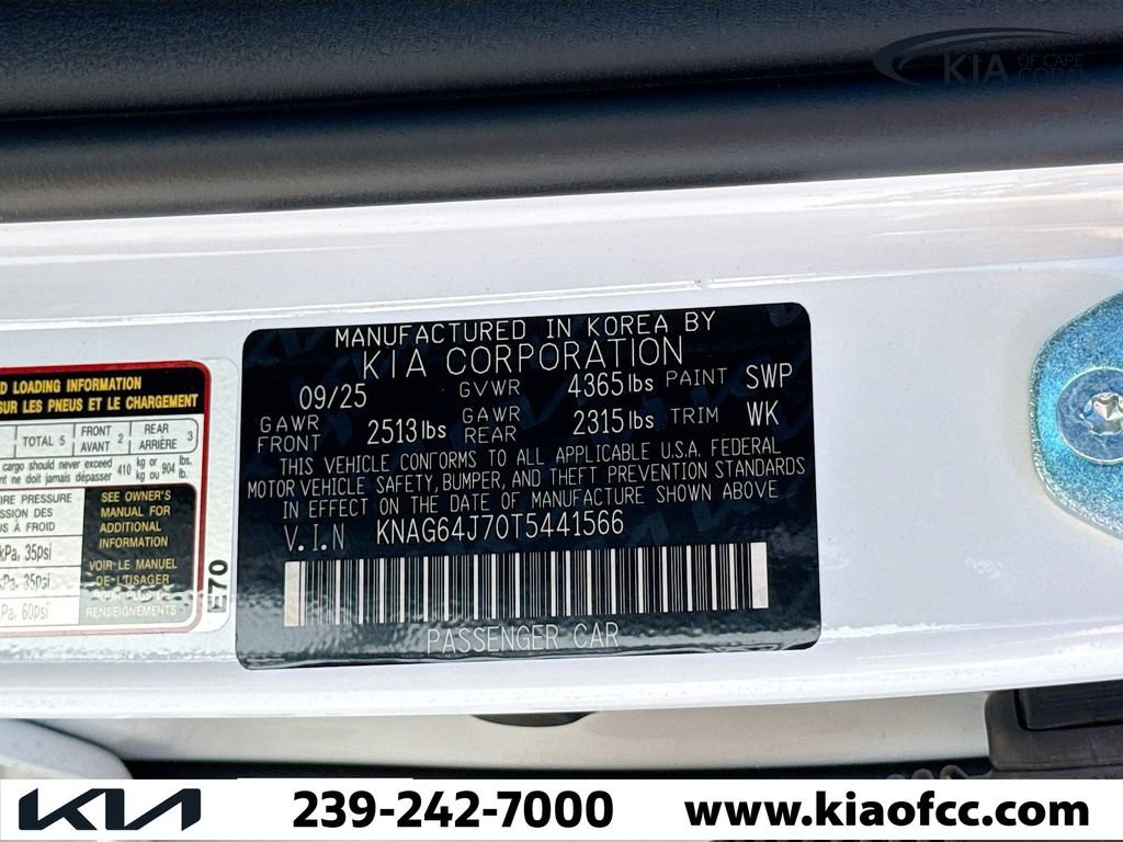 New 2026 Kia K5 GT-Line w/ GT-Line Red Interior Package FWD image 40