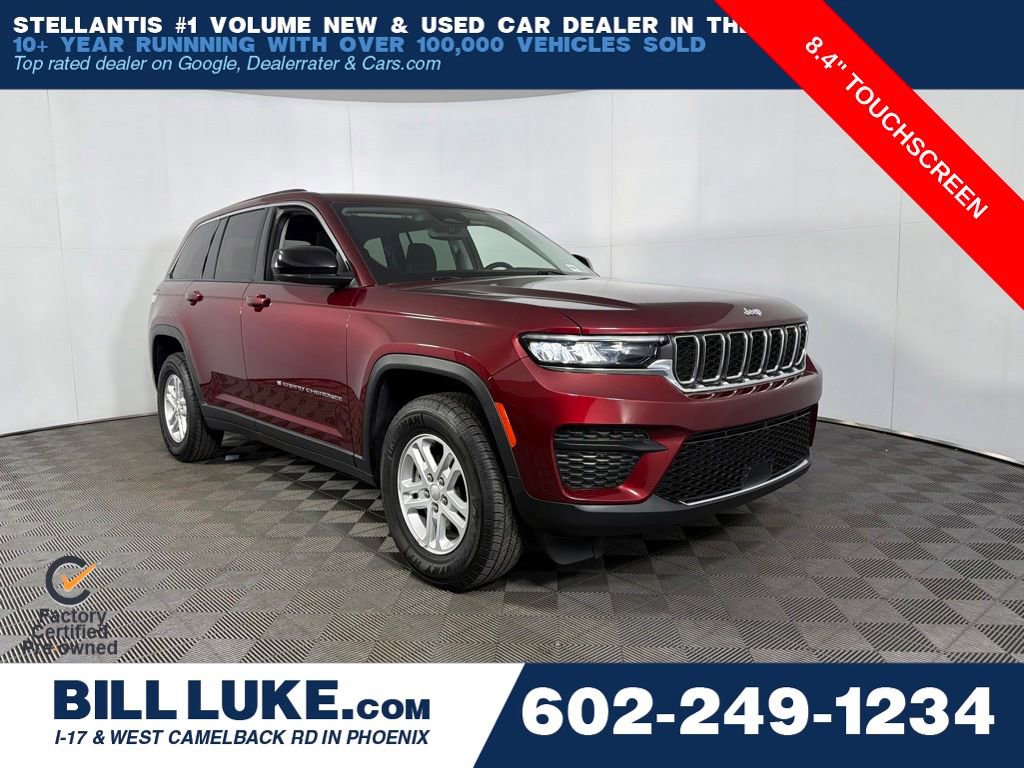 Certified 2023 Jeep Grand Cherokee Laredo w/ Luxury Tech Group I AWD/4WD image 1