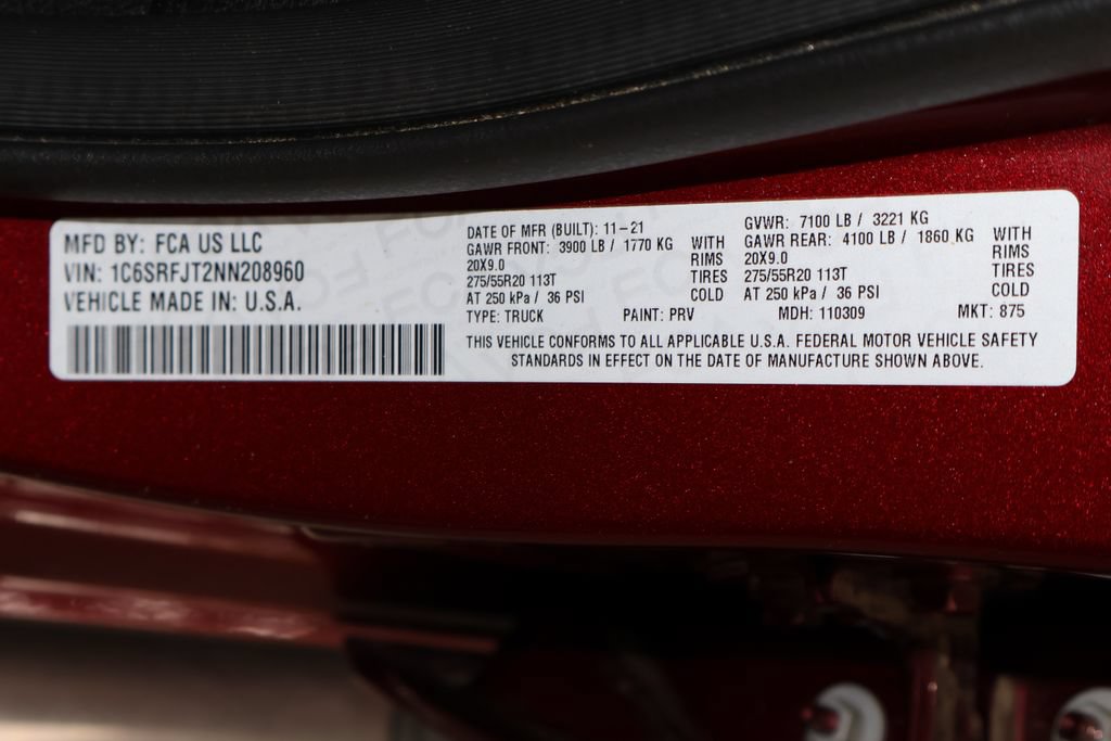 Used 2022 RAM 1500 Laramie AWD/4WD image 69