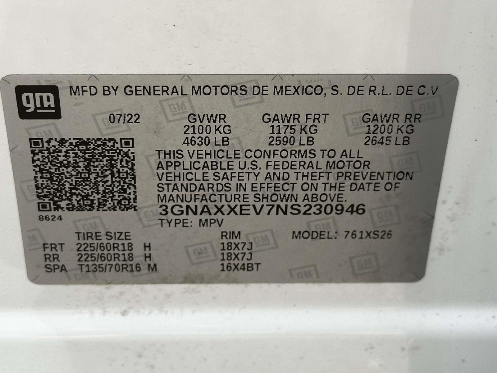 Used 2022 Chevrolet Equinox Premier AWD/4WD image 36