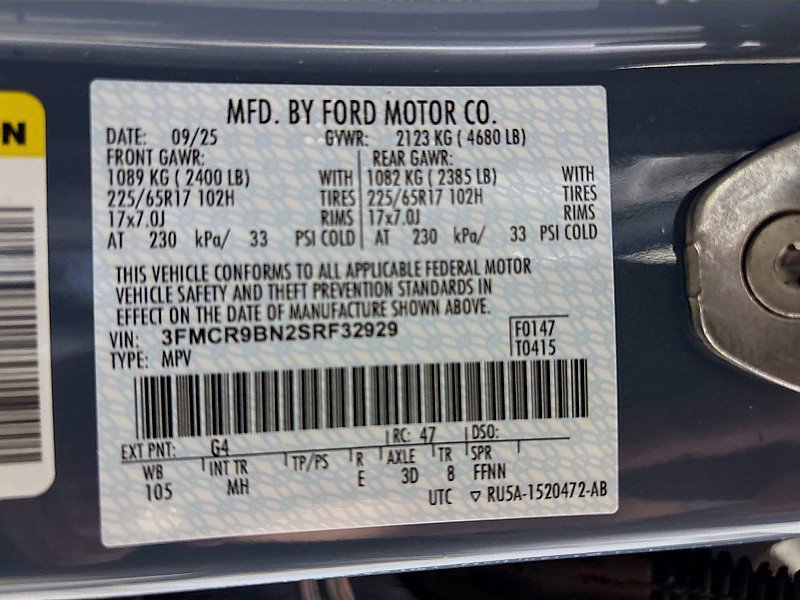 New 2025 Ford Bronco Sport Big Bend w/ Convenience Package image 30