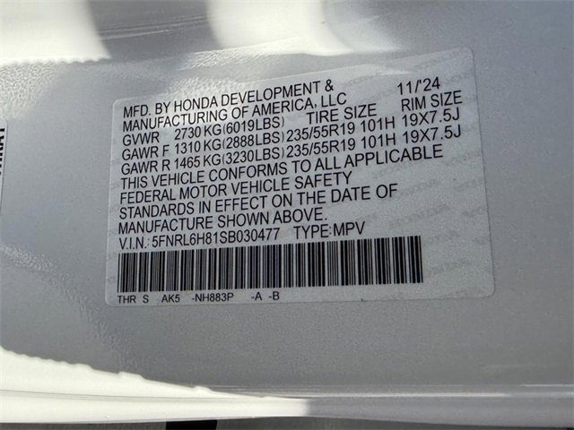 Certified 2025 Honda Odyssey Touring image 25