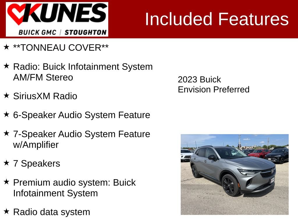Used 2023 Buick Envision Preferred w/ Sport Touring Package AWD/4WD image 3