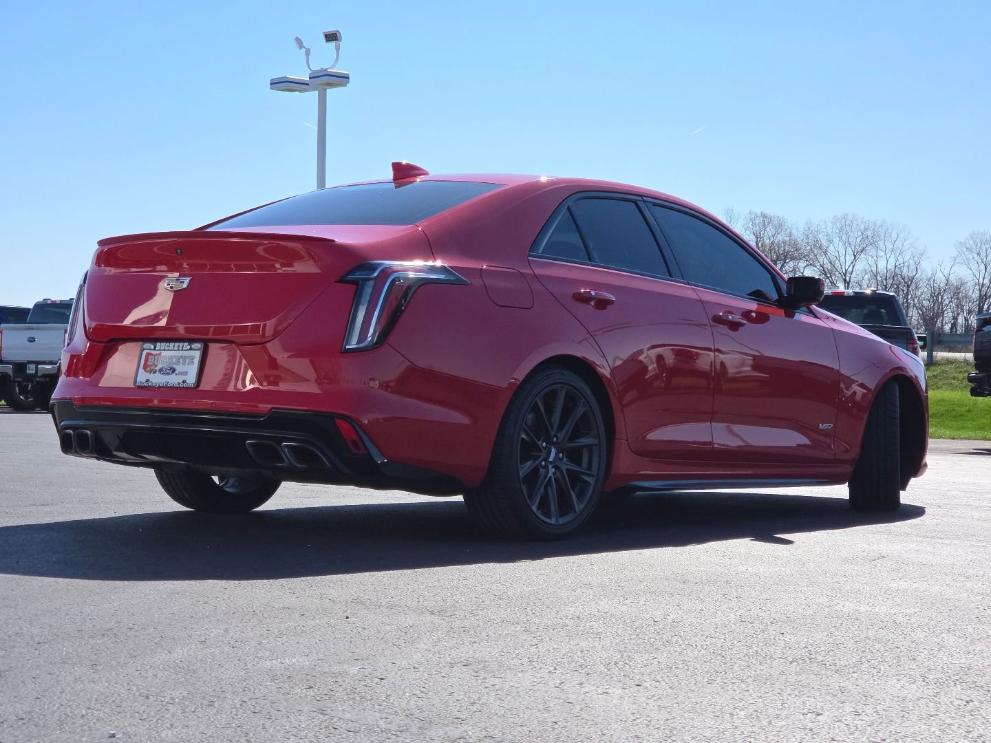 Used 2021 Cadillac CT4 V w/ Technology Package RWD image 15