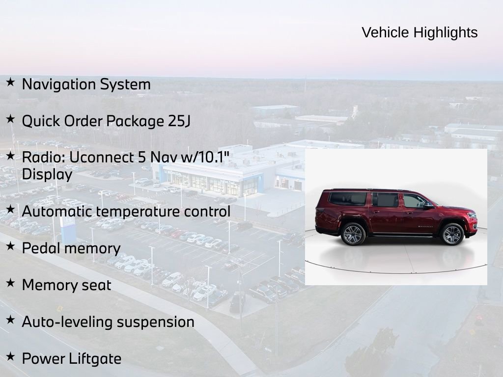 Used 2024 Jeep Wagoneer L Series II w/ Flexible Seating Group image 5