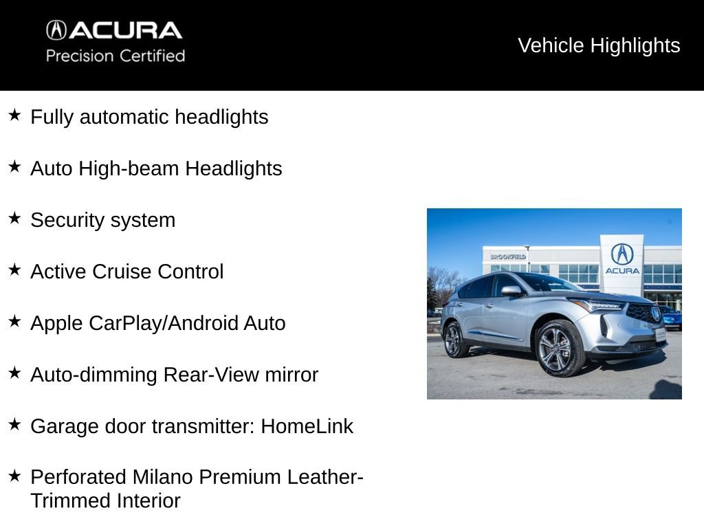 Certified 2025 Acura RDX w/ Technology Package image 17