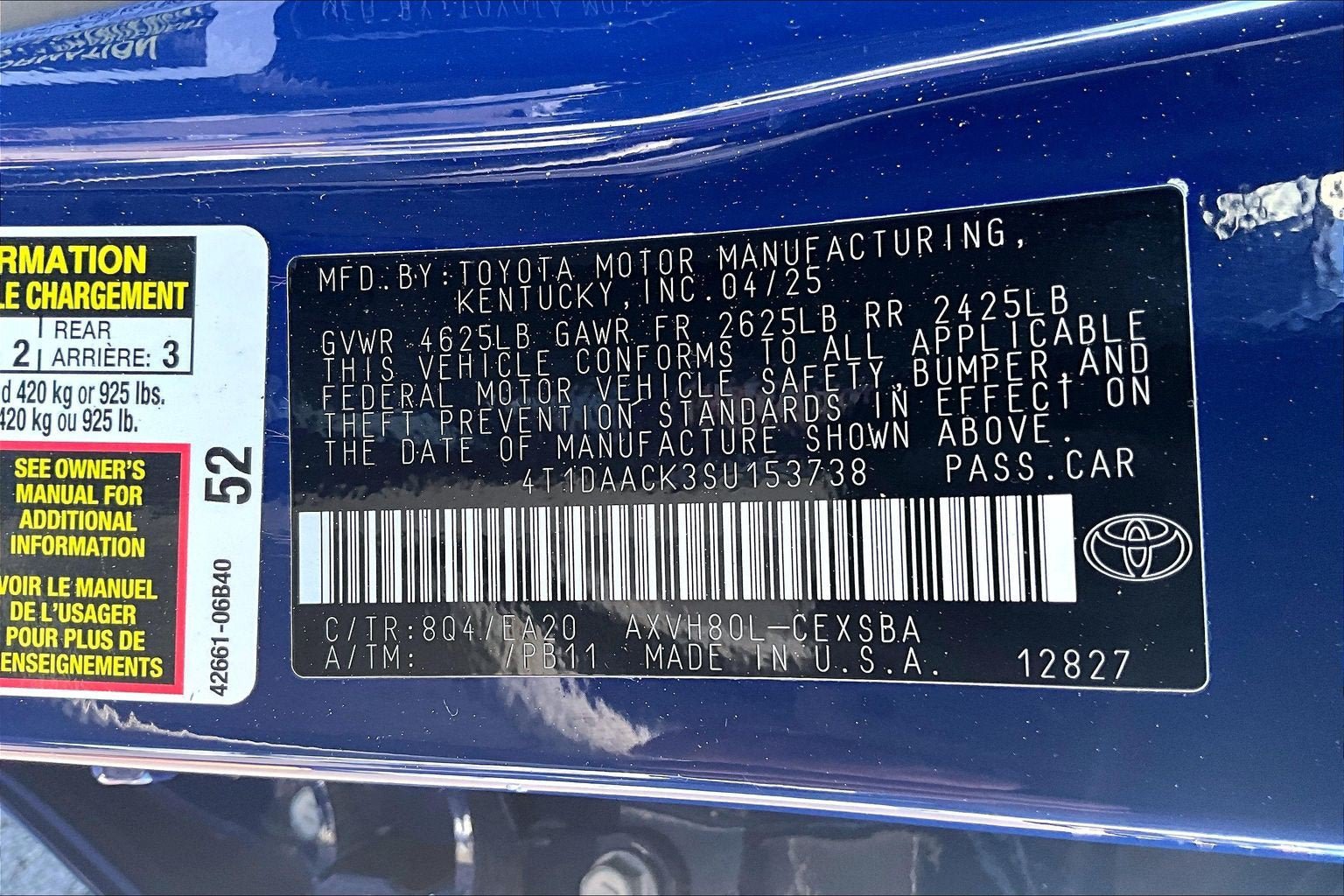 Used 2025 Toyota Camry SE w/ Convenience Package FWD image 30