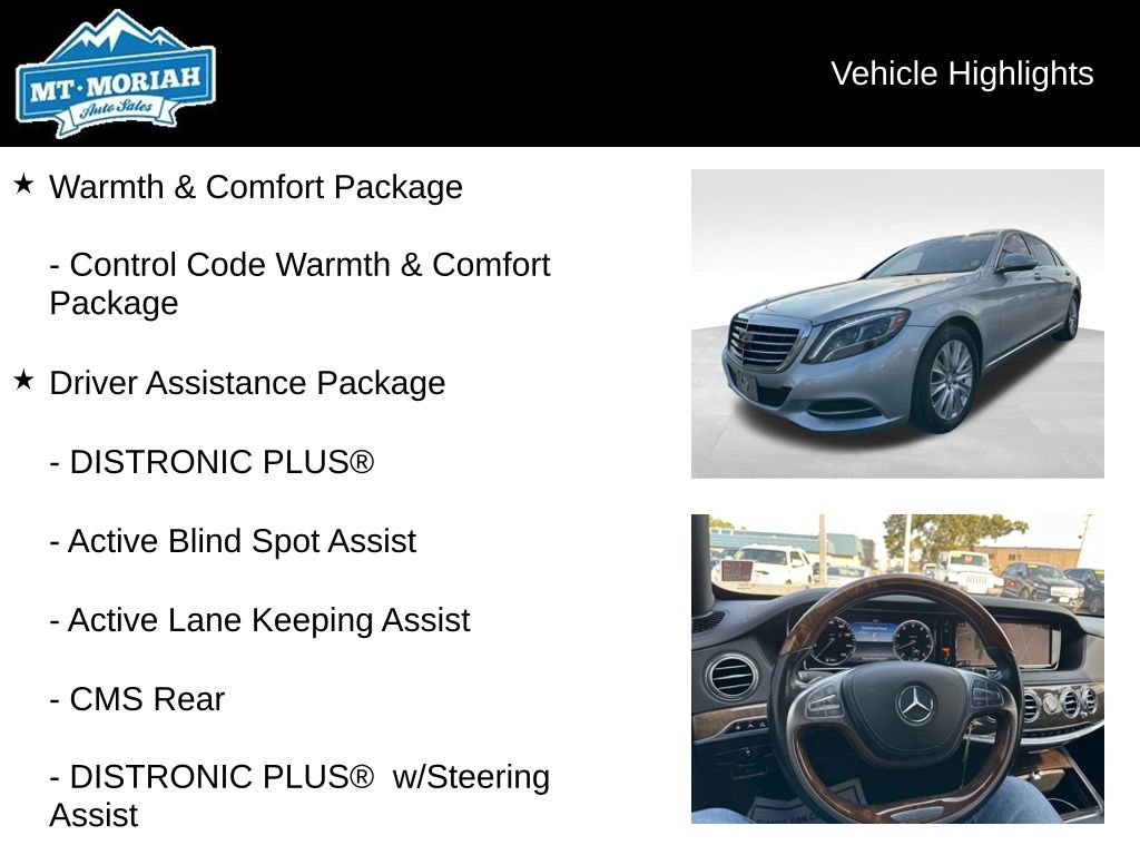 Used 2015 Mercedes-Benz S 550 4MATIC Sedan image 8