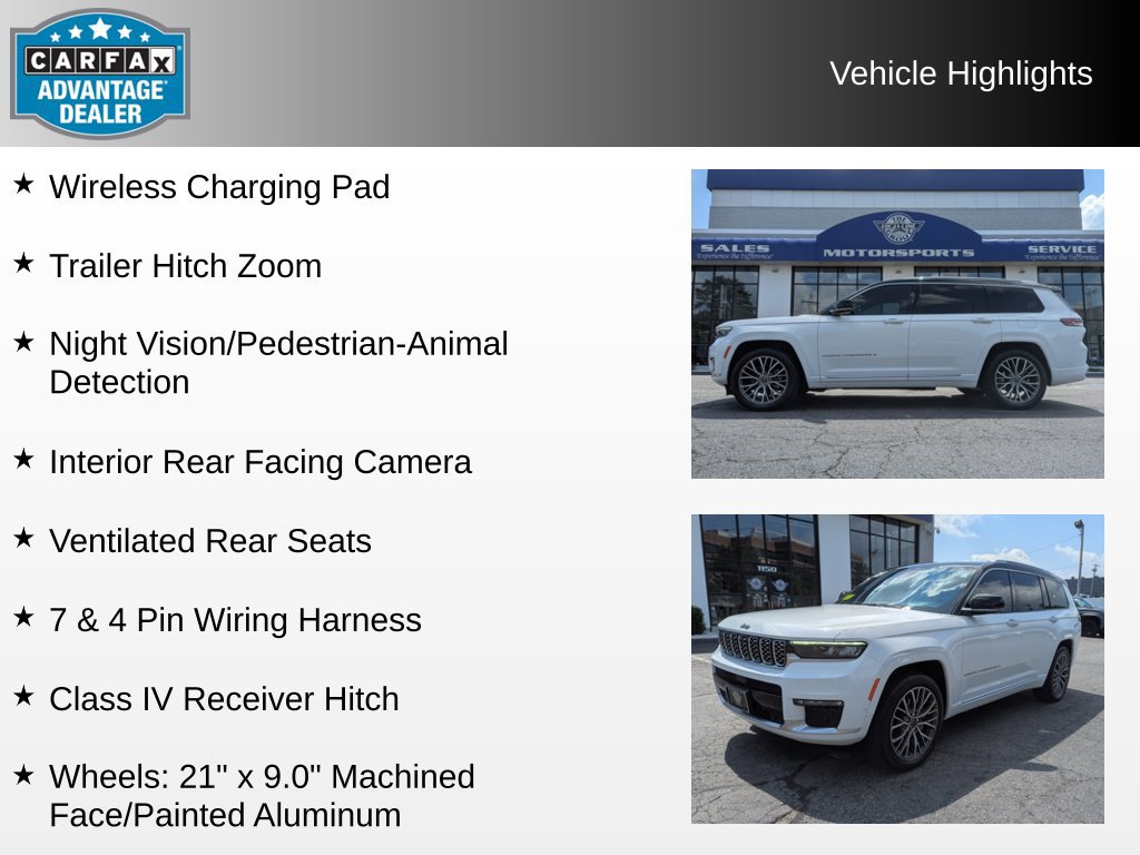 Used 2021 Jeep Grand Cherokee L Summit AWD/4WD image 12