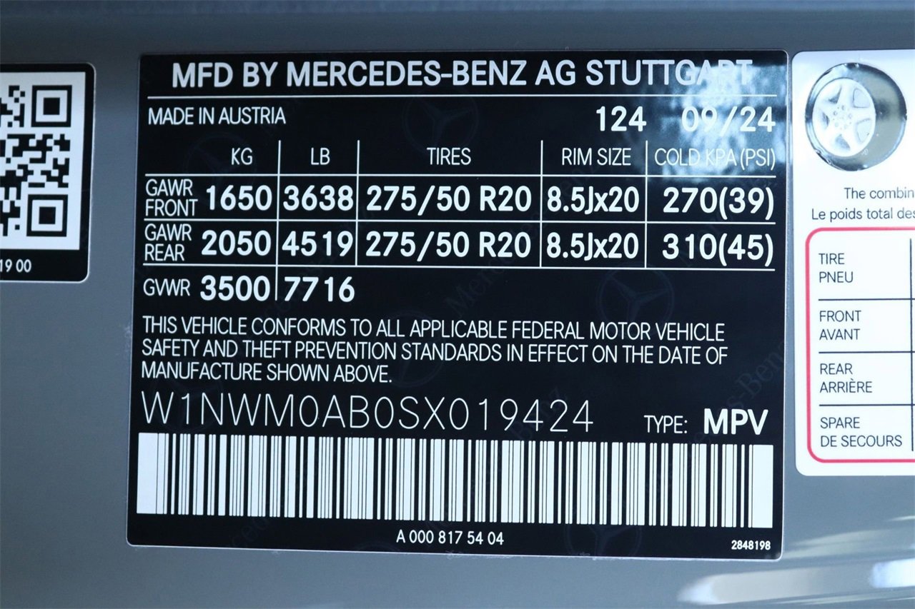 New 2025 Mercedes-Benz G 580 w/ EQ Technology image 25