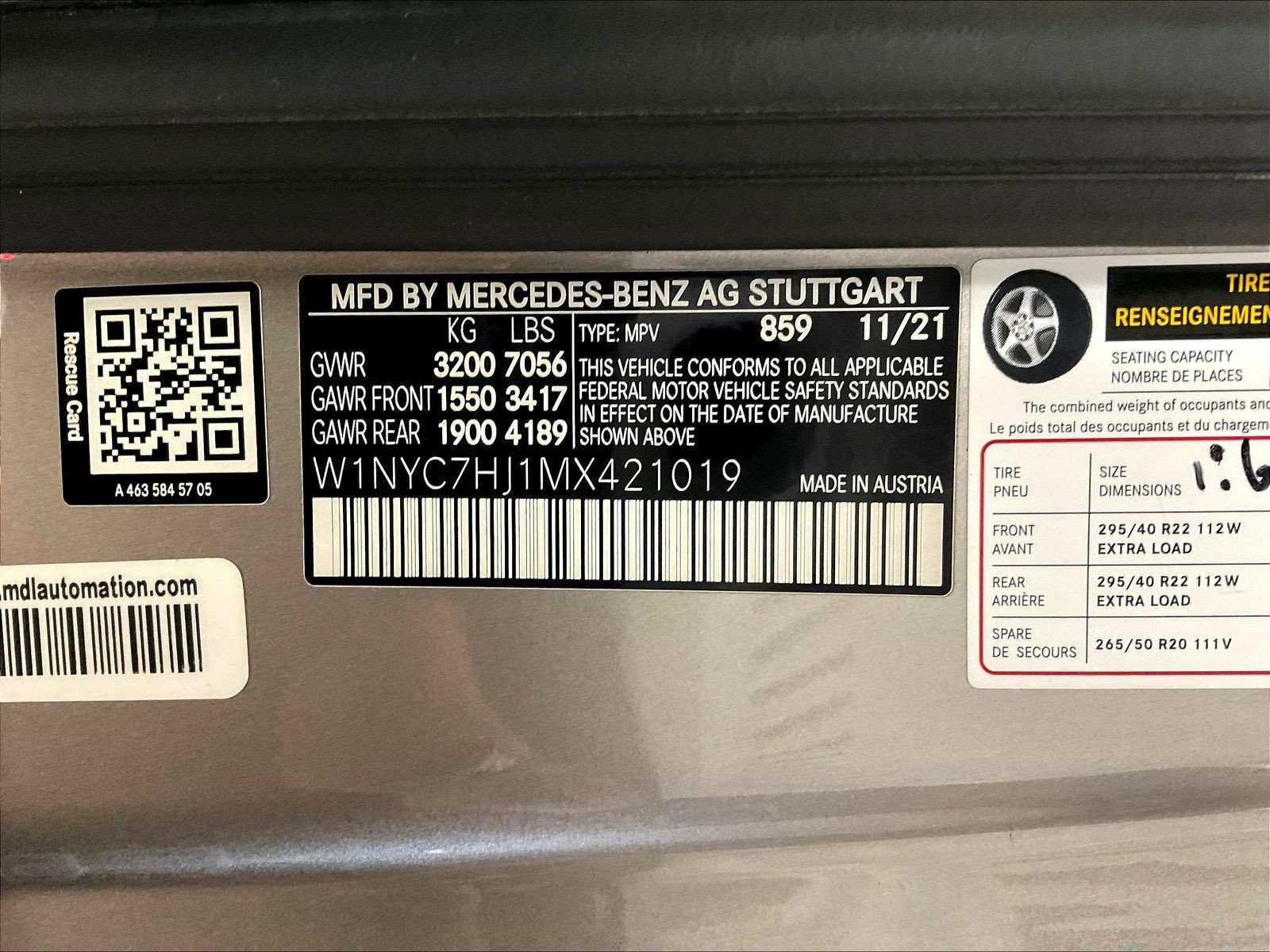 Certified 2021 Mercedes-Benz G 63 AMG 4MATIC w/ Seat Comfort Package image 19