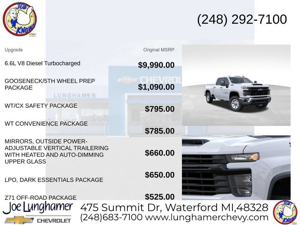 New 2026 Chevrolet Silverado 2500 W/T AWD/4WD image 22