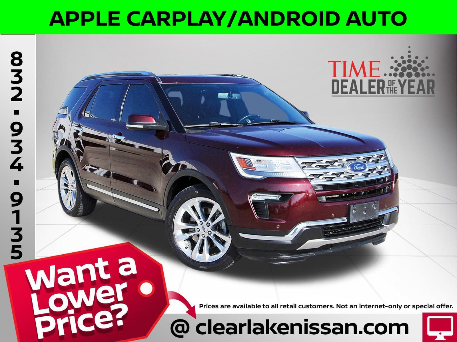 Used 2018 Ford Explorer Limited image 1