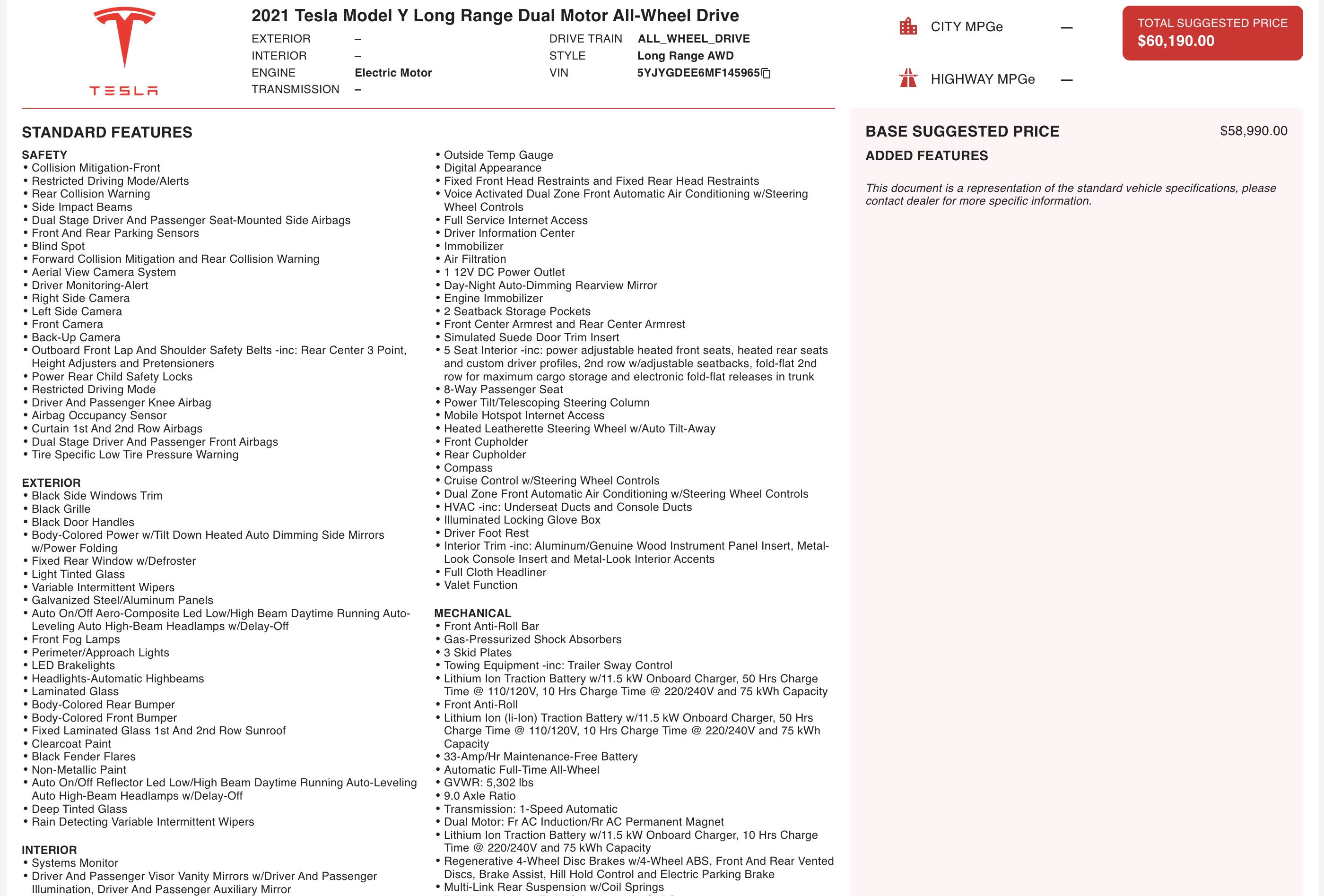 Used 2021 Tesla Model Y Long Range image 5