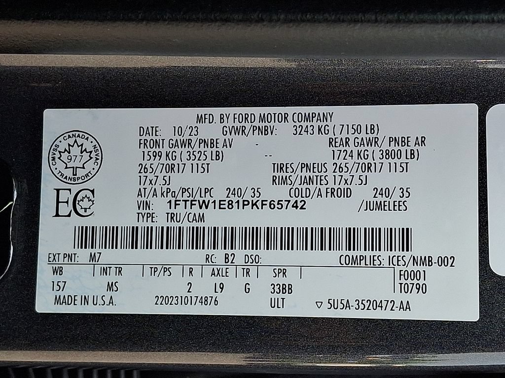 Used 2023 Ford F150 XLT w/ Equipment Group 301A Mid AWD/4WD image 26