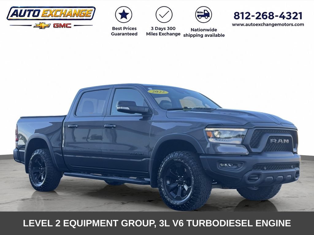 Used 2022 RAM 1500 Rebel w/ Rebel Level 2 Equipment Group AWD/4WD image 1