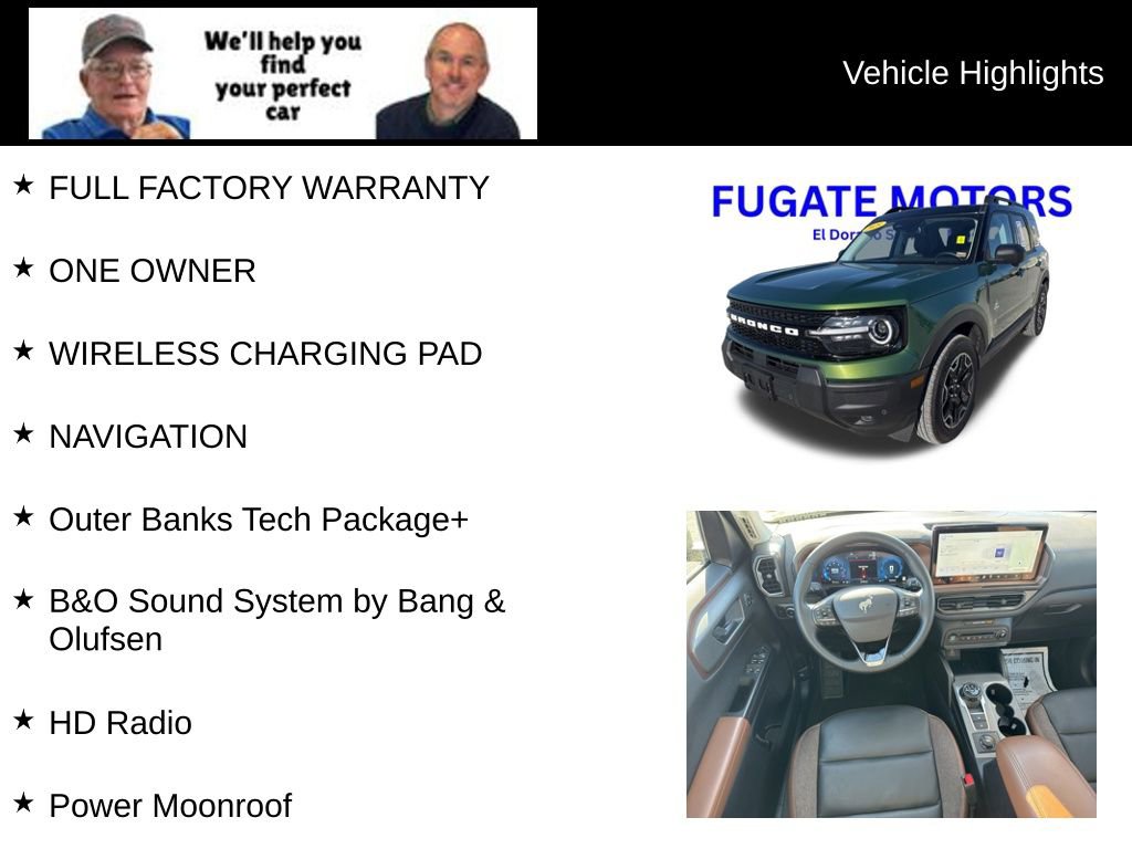 Used 2025 Ford Bronco Sport Outer Banks w/ Outer Banks Tech Package+ image 8