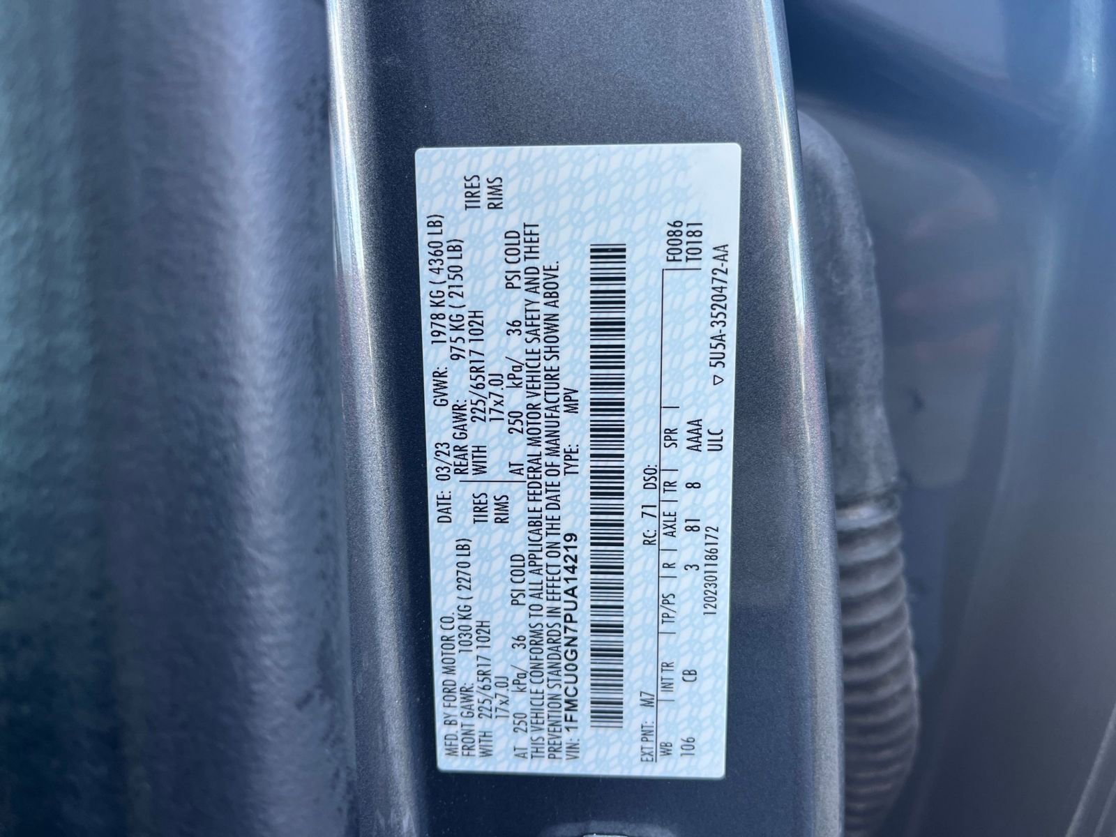 Used 2023 Ford Escape Active image 29