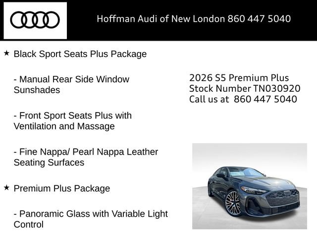 New 2026 Audi S5 Premium Plus AWD/4WD image 12