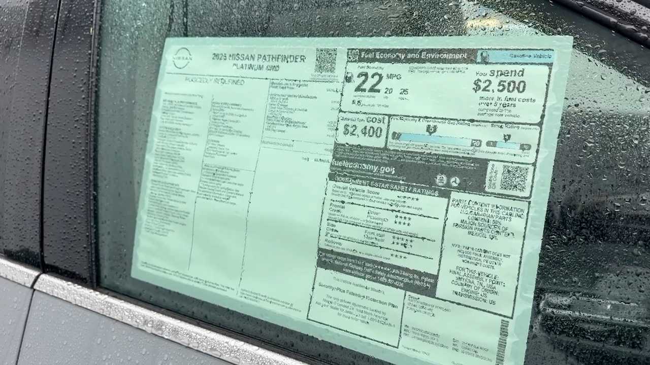 New 2025 Nissan Pathfinder Platinum w/ Cargo Package image 6