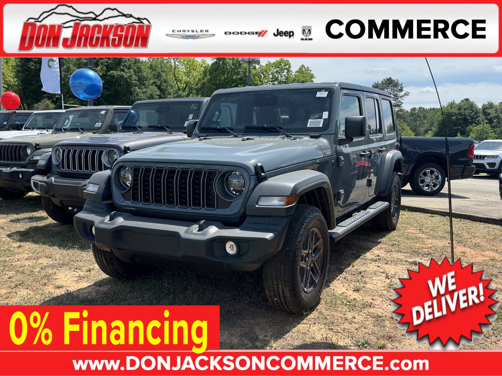 New 2026 Jeep Wrangler Unlimited Sport