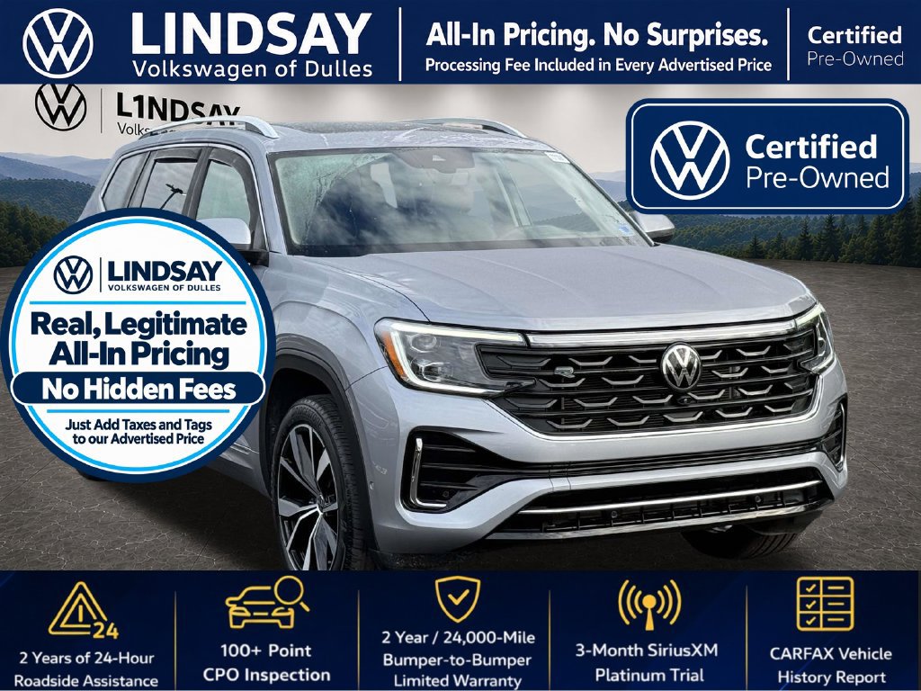 Used 2024 Volkswagen Atlas SEL Premium R-Line AWD/4WD image 1