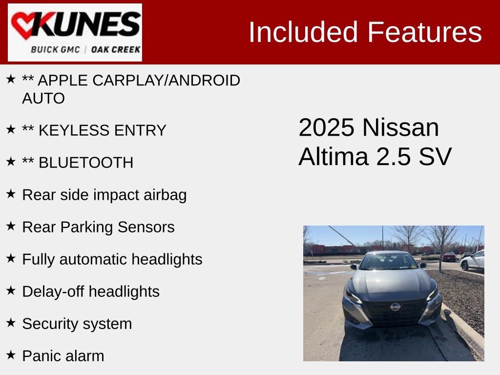 Used 2025 Nissan Altima 2.5 SV image 2